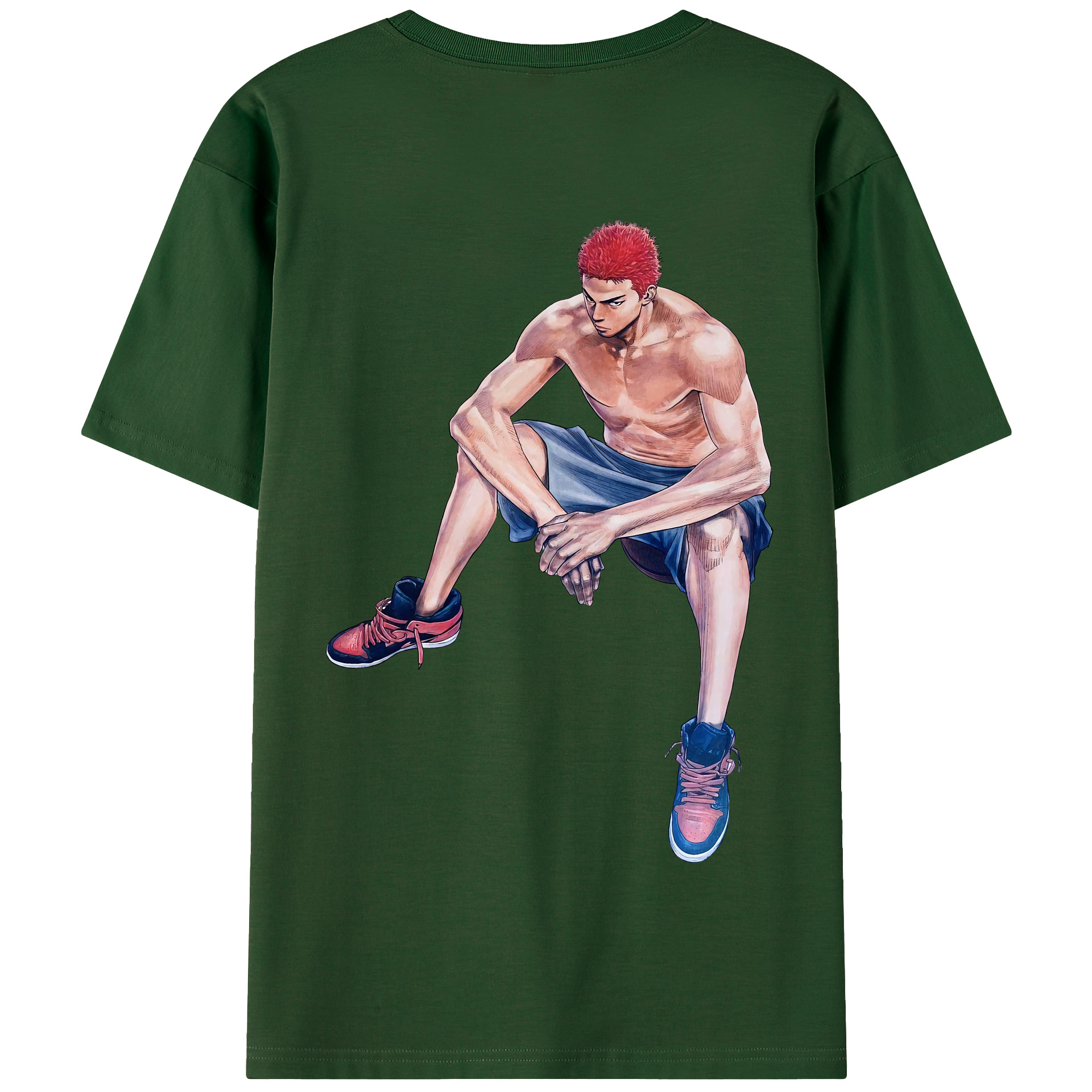 SLAM DUNK／スラムダンク 綿100％半袖Tシャツ（背面プリント）